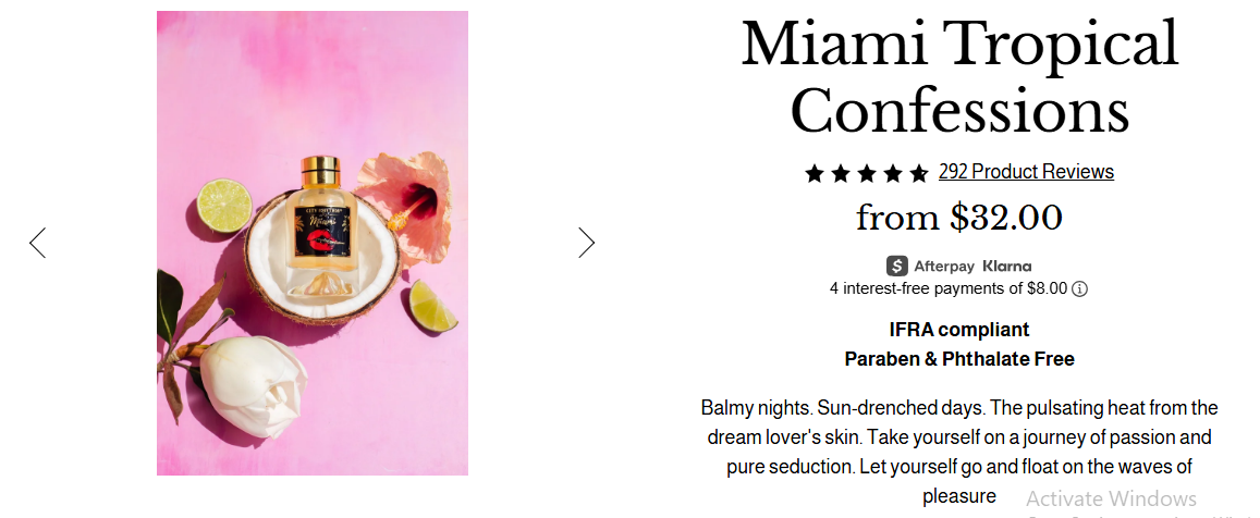 City Rhythm Miami Tropical Confessions price