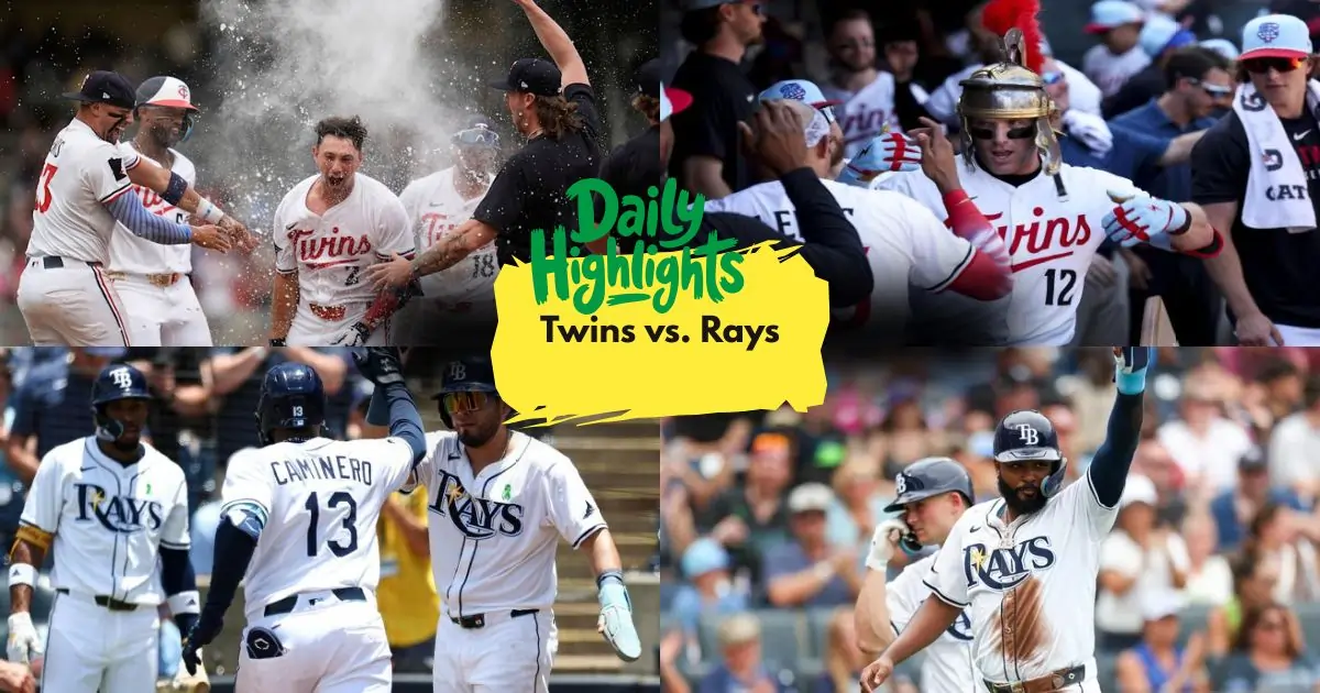 Minnesota Twins vs. Tampa Bay Rays Match Highlights
