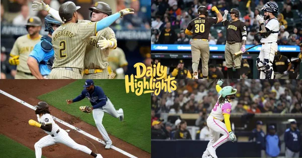 Padres vs Tampa Bay Rays Match Highlights