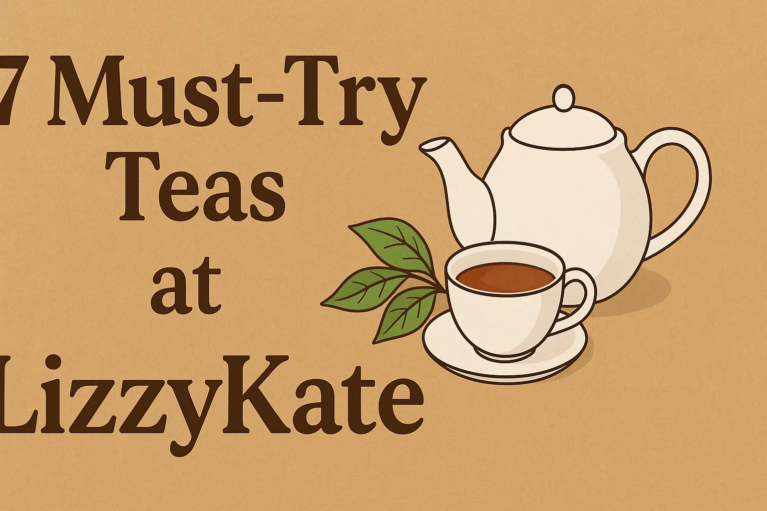 7 Must-Try Teas at LizzyKate