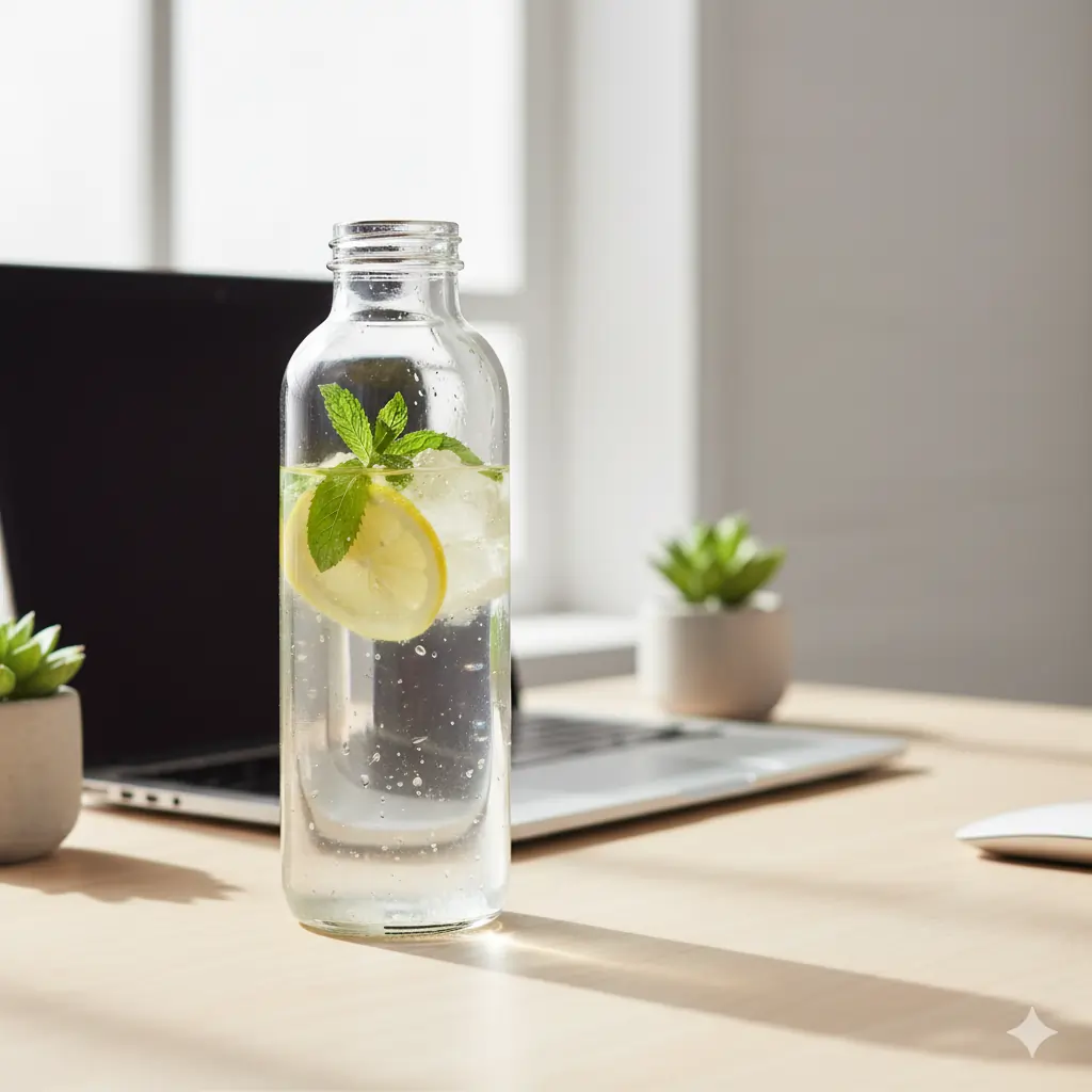 Stay Hydrated Throughout the Day Infused Water Bottle