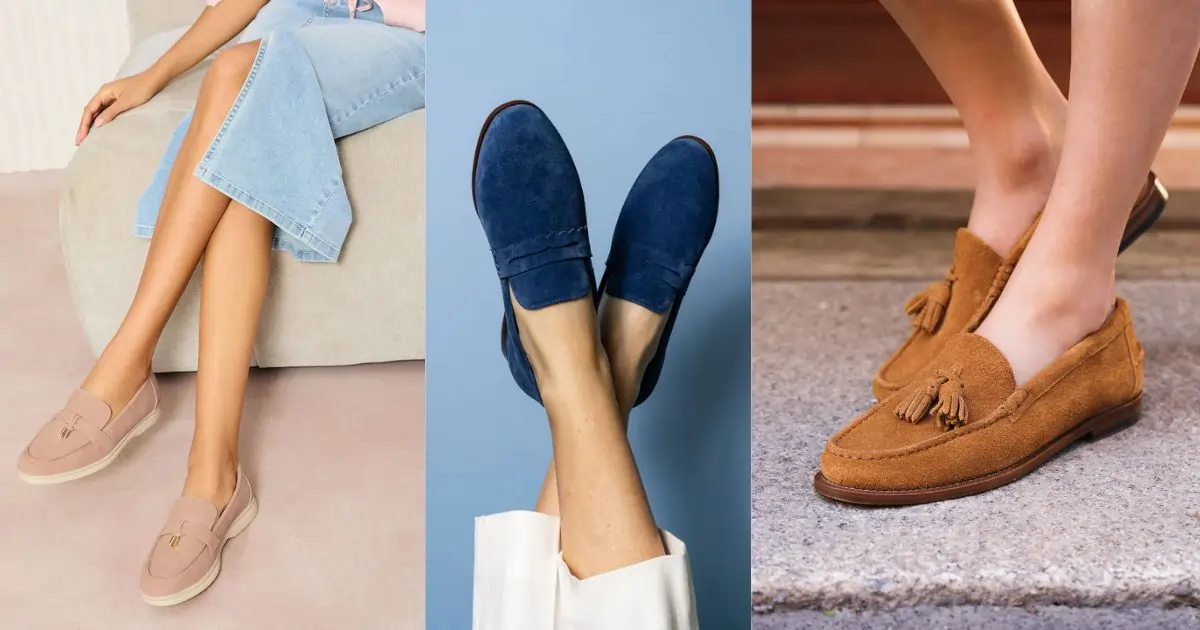 Suede Loafers