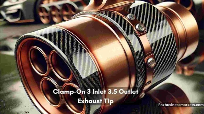 Clamp-On 3 Inlet 3.5 Outlet Exhaust Tip