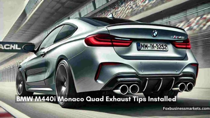 BMW M440i Monaco Quad Exhaust Tips Installed