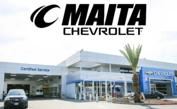 Maita Chevrolet Review | Top Services & 7 VIP Waiting Tips Maita Chevrolet dealership exterior showing service center, certified service area, and customer parking