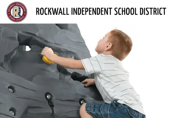 skyward rockwall student climbing wall for rockwall independent school district educational activity