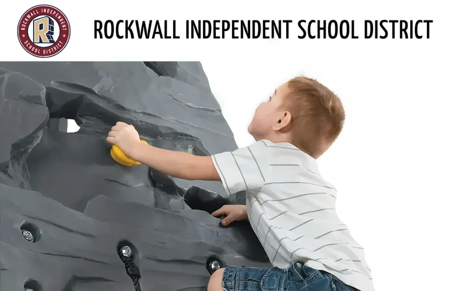 skyward rockwall student climbing wall for rockwall independent school district educational activity