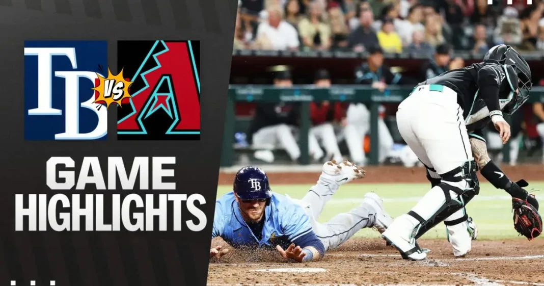 Diamondbacks vs Tampa Bay Rays Match Player Stats (April 2025 Series)