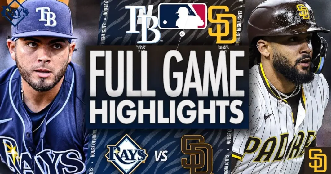 Padres vs Tampa Bay Rays Match Player Stats: Full Series Breakdown 2025