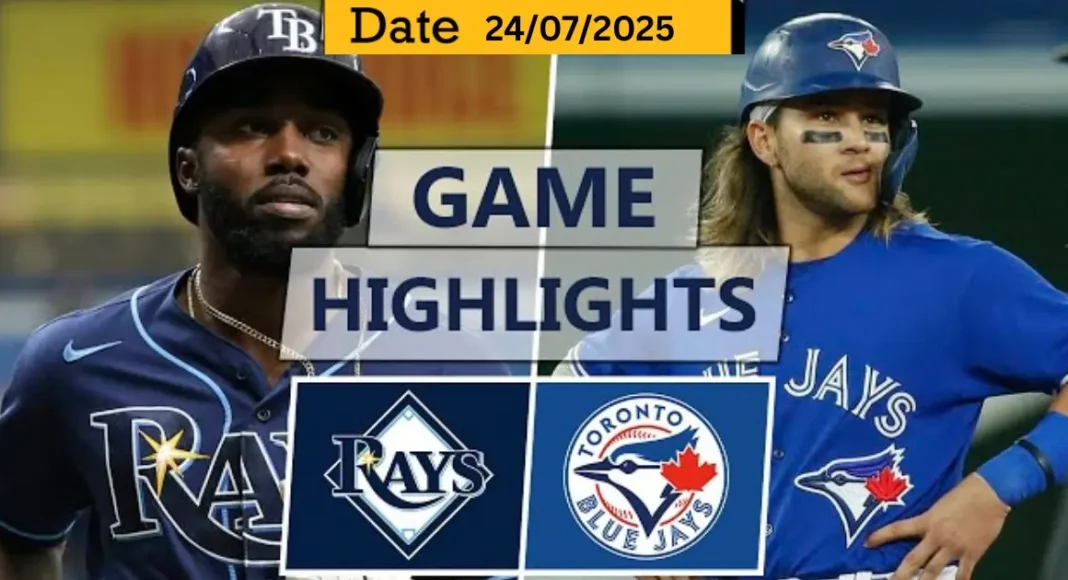 Tampa Bay Rays vs Toronto Blue Jays Match Player Stats 2025