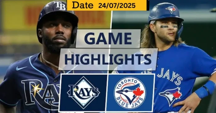 Tampa Bay Rays vs Toronto Blue Jays Match Player Stats 2025