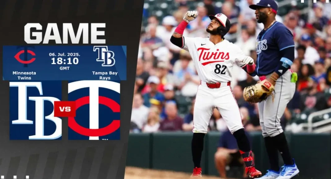 Minnesota Twins vs Tampa Bay Rays Match Player Stats & Highlights (2025)