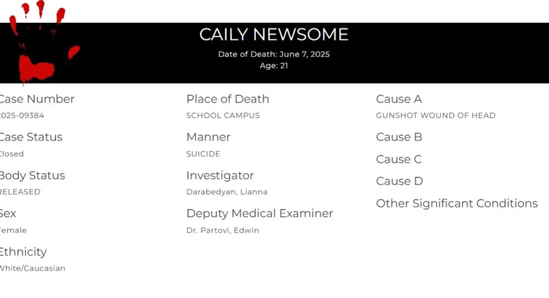 Remembering Caily Newsome: A Life Still Remembered in Los Angeles 2025