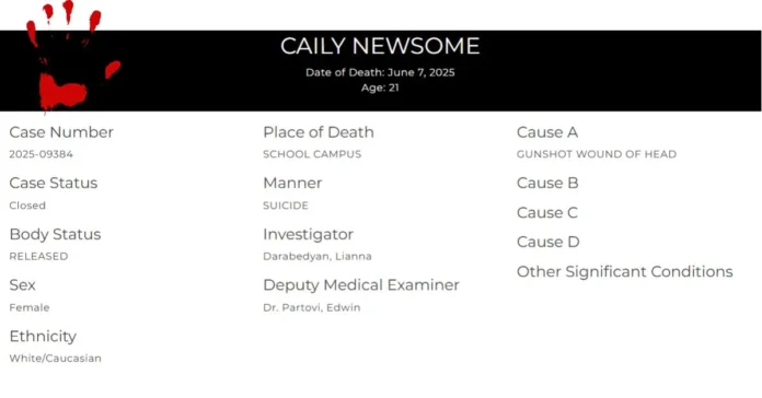 Remembering Caily Newsome: A Life Still Remembered in Los Angeles 2025