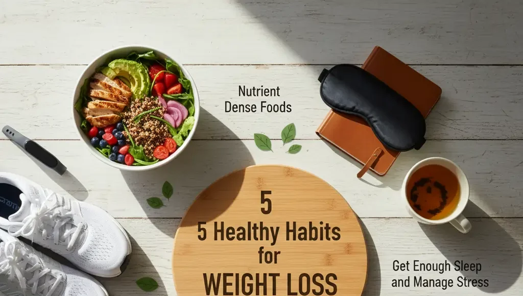 5 Healthy Habits for Weight Loss (Sustainable & Real Results)