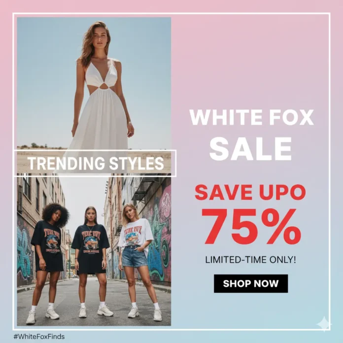 White Fox Sale Guide 2025: Promo Codes & Up to 75% Off Deals