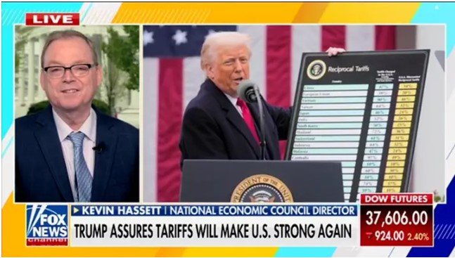 National Economic Council Director Kevin Hassett on Fox News on April 7, 2025, when asked whether President Trump would consider a 90-day tariff pause.