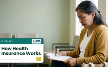How Health Insurance Works: Premiums, Deductibles, and What You Really Pay Woman in a clinic waiting room reviewing a health insurance form and insurance card
