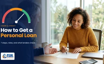How to Get a Personal Loan in the US: Steps, Rates, and What Lenders Check How to get a personal loan: woman reviewing a loan offer with a credit union advisor at a desk