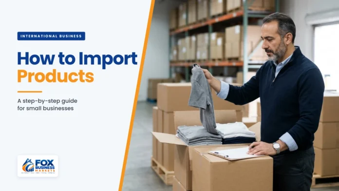 How to Import Products into the US: A Step-by-Step Guide for Small Businesses How to import products: small business owner inspecting a newly imported shipment of cotton T-shirts in his warehouse